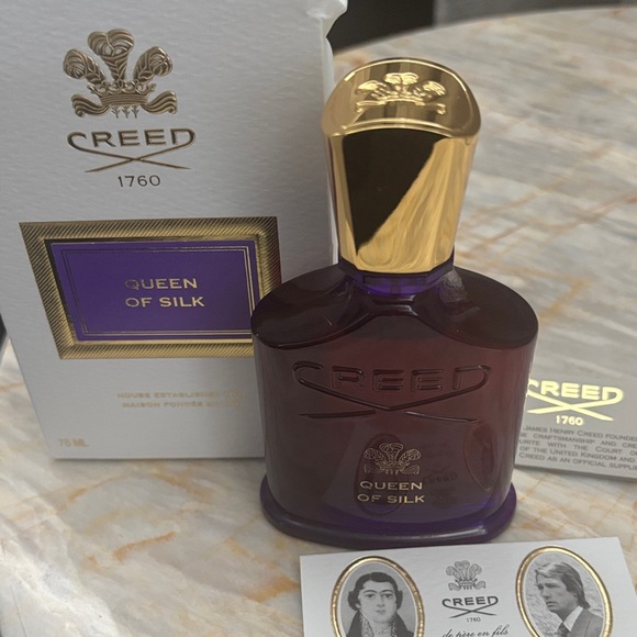 2.5 oz Creed Queen of Silk Purple and Gold Perfume - Picture 1 of 4